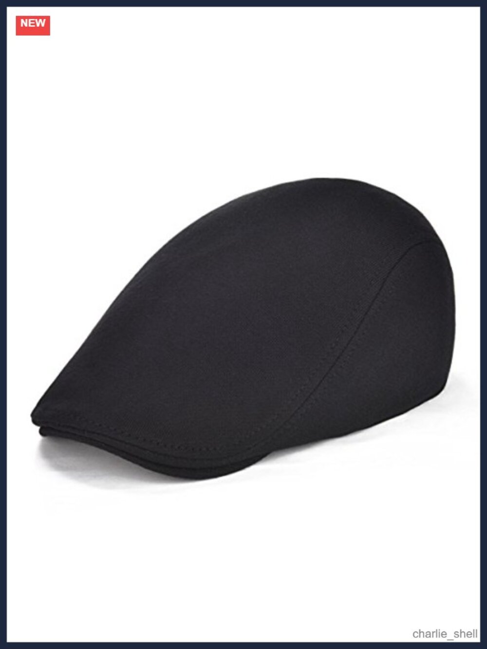 Men's 100% Cotton Flat Ivy Gatsby Newsboy Driving Hat Cap